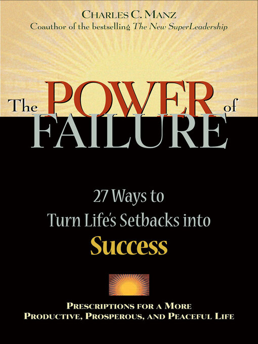 Title details for The Power of Failure by Charles C. Manz - Available